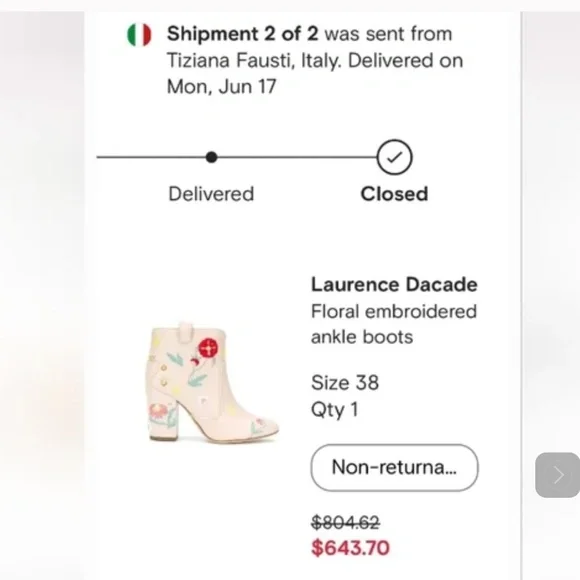 Embroidered leather Boots - Picture 6 of 6